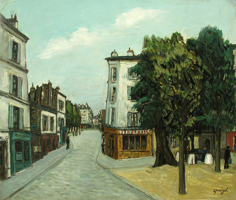 Alphonse Quizet (1885-1955)  und die Maler vom Montmartre